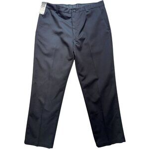 Kenneth Cole Reaction Men's Dress Pants Flat Front Size 36x30 Dark Gray Mid-Rise